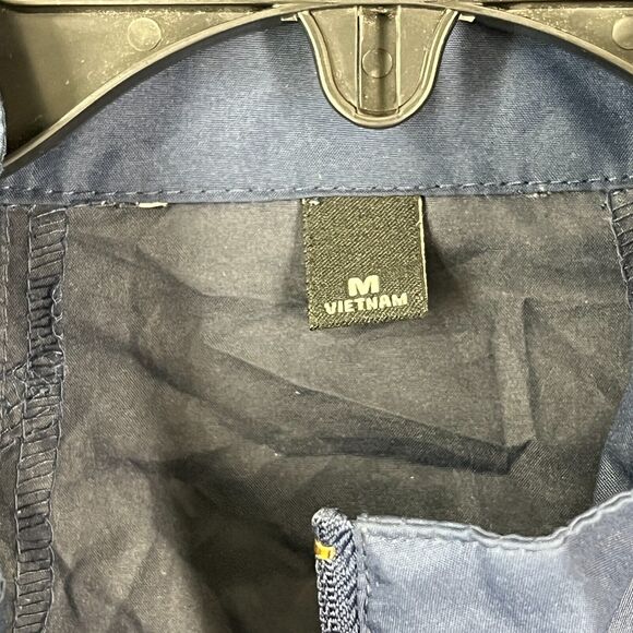 Golf Windbreaker Mens Medium Blue‎  Activewear Top 1/2 Zip Outerwear Clubhouse - Picture 7 of 12